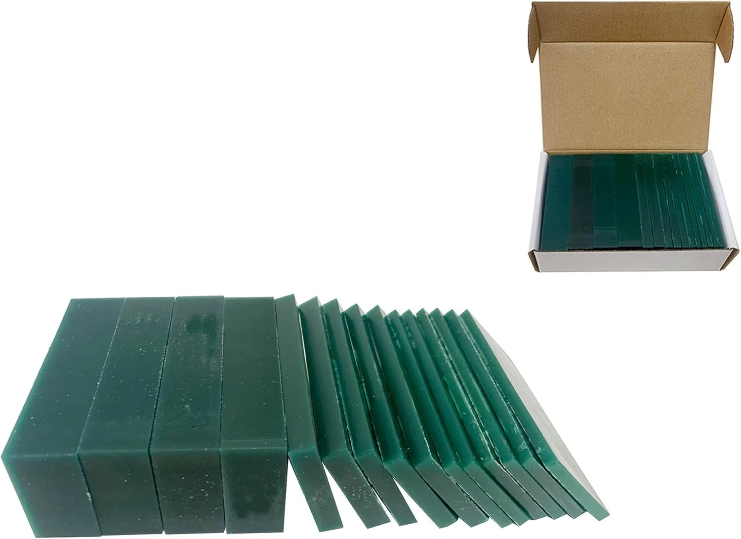 1Pound Green Wax Slice Block for Jewelry Dental Tool Carving Lost Wax Casting Je