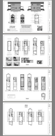 10x28 Tiny House -- 475 sq ft -- PDF Floor Plan -- Model 3A