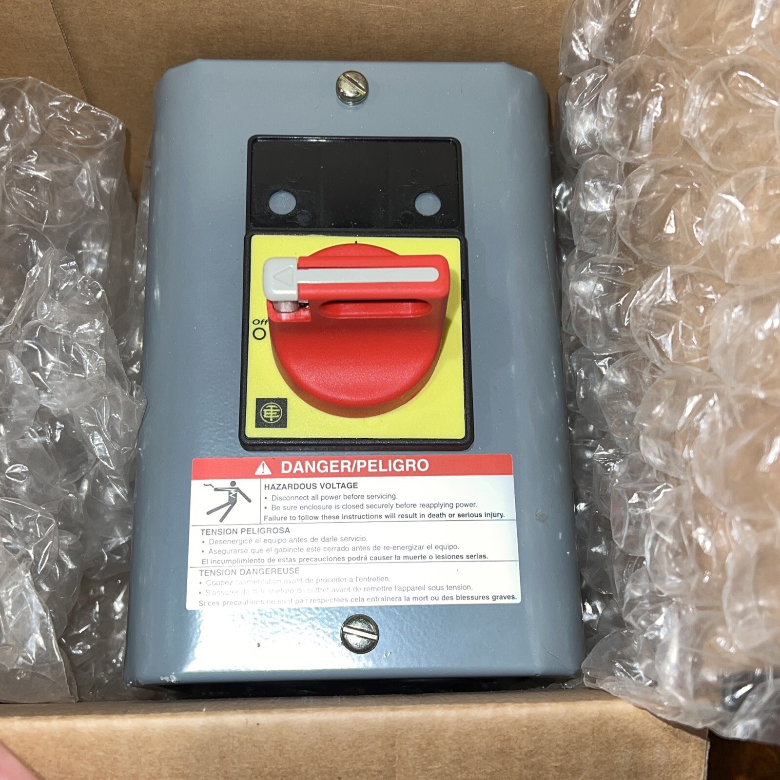 Square D Company 9421V1G30 V Switch Control Station 600 VAC  *** Made in USA/NIB