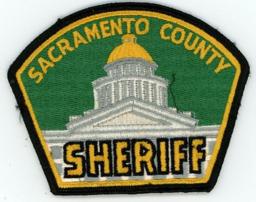 CALIFORNIA CA SACRAMENTO COUNTY SHERIFF NICE SHOULDER PATCH POLICE