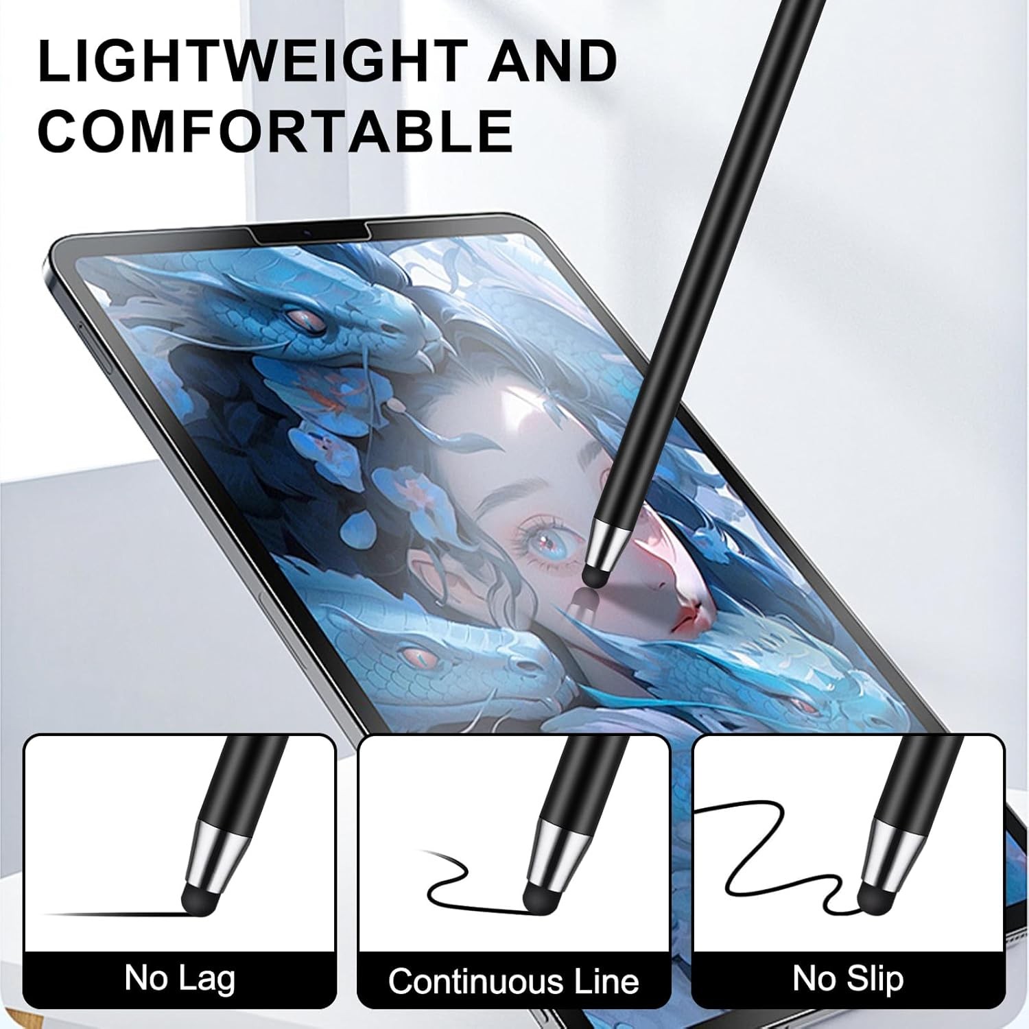 10 Pack Stylus Pen for Touchscreen, Universal Stylus High Precision Sensitivity