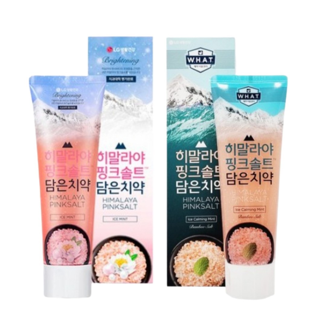 LG H&H Himalaya Pink Salt Toothpaste 100g (Ice Mint / Ice Calming Mint)