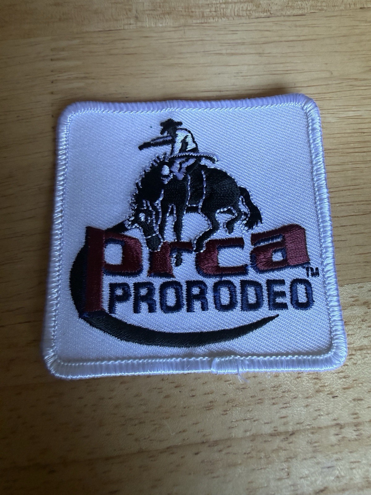 PRCA Pro Rodeo Patch Sew-On Cowboy Hat Western Sticker Embroidered Patch