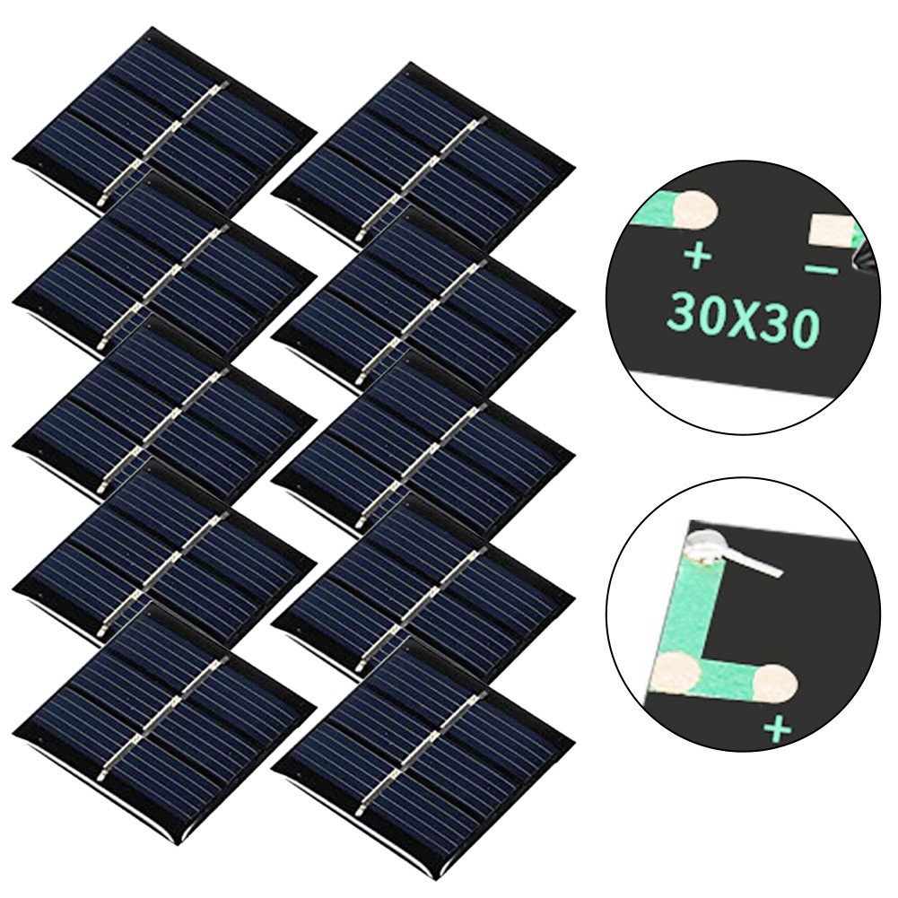 Innovative Solutions with 10pcs Miniature Solar Panels for Electric Projects