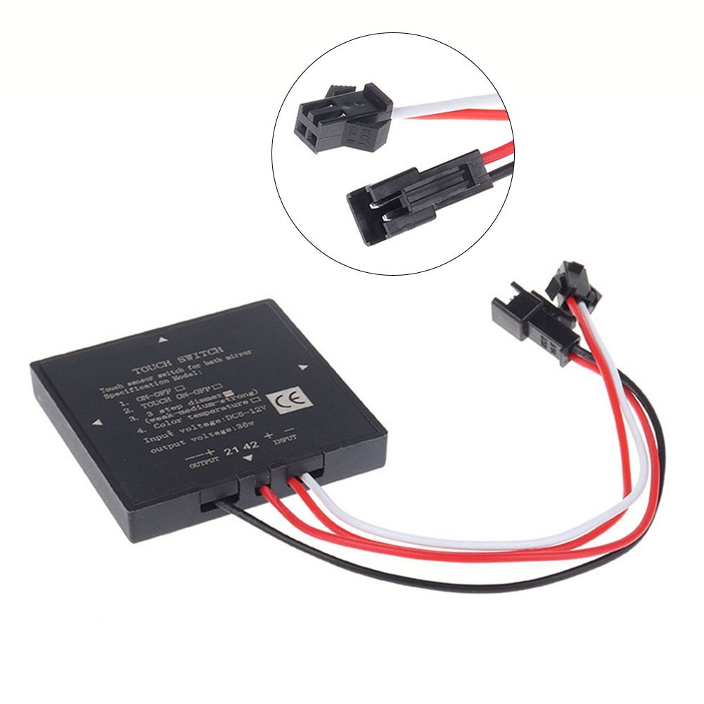 Convenient Touch Sensor Switch for Bathroom Mirror LED Light Easy to Control