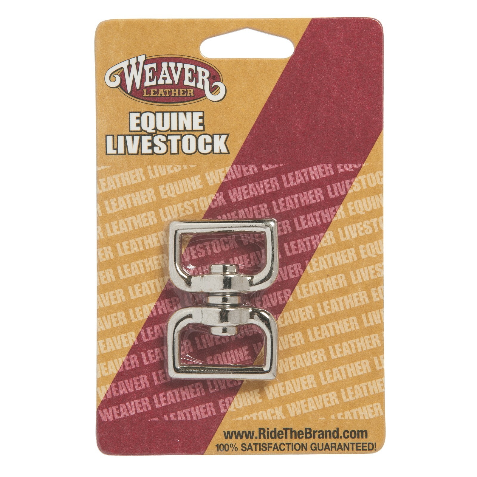 WEAVER LEATHER 1" Nickel Plated Square Eye Swivel - 77-4012 **Free Shipping**