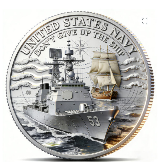 U.S. Navy Coin 2026 – Don t Give Up the Ship