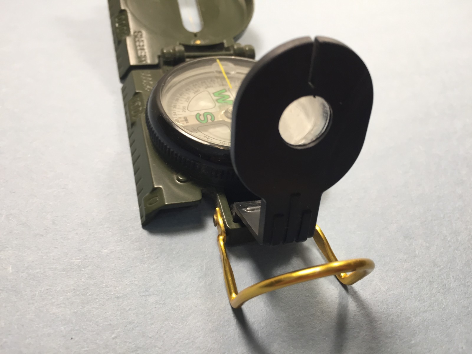 Military style plastic Compass (green)