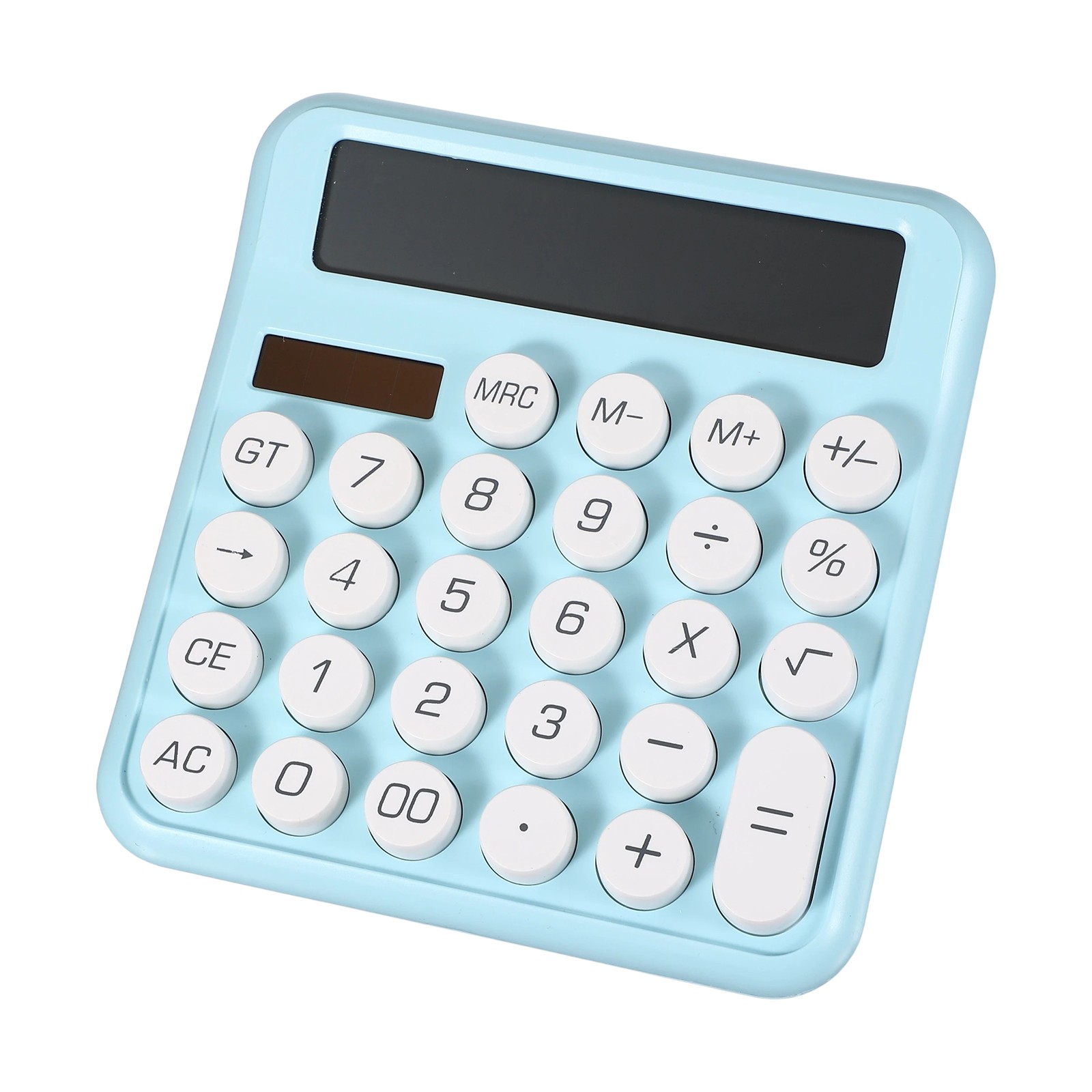 Cute Calculator Desk Calculator Basic Big Button, Blue
