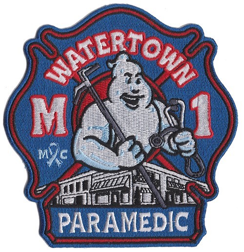 Watertown  MA  Paramedic M1 Casper the Ghost Fire Patch NEW .