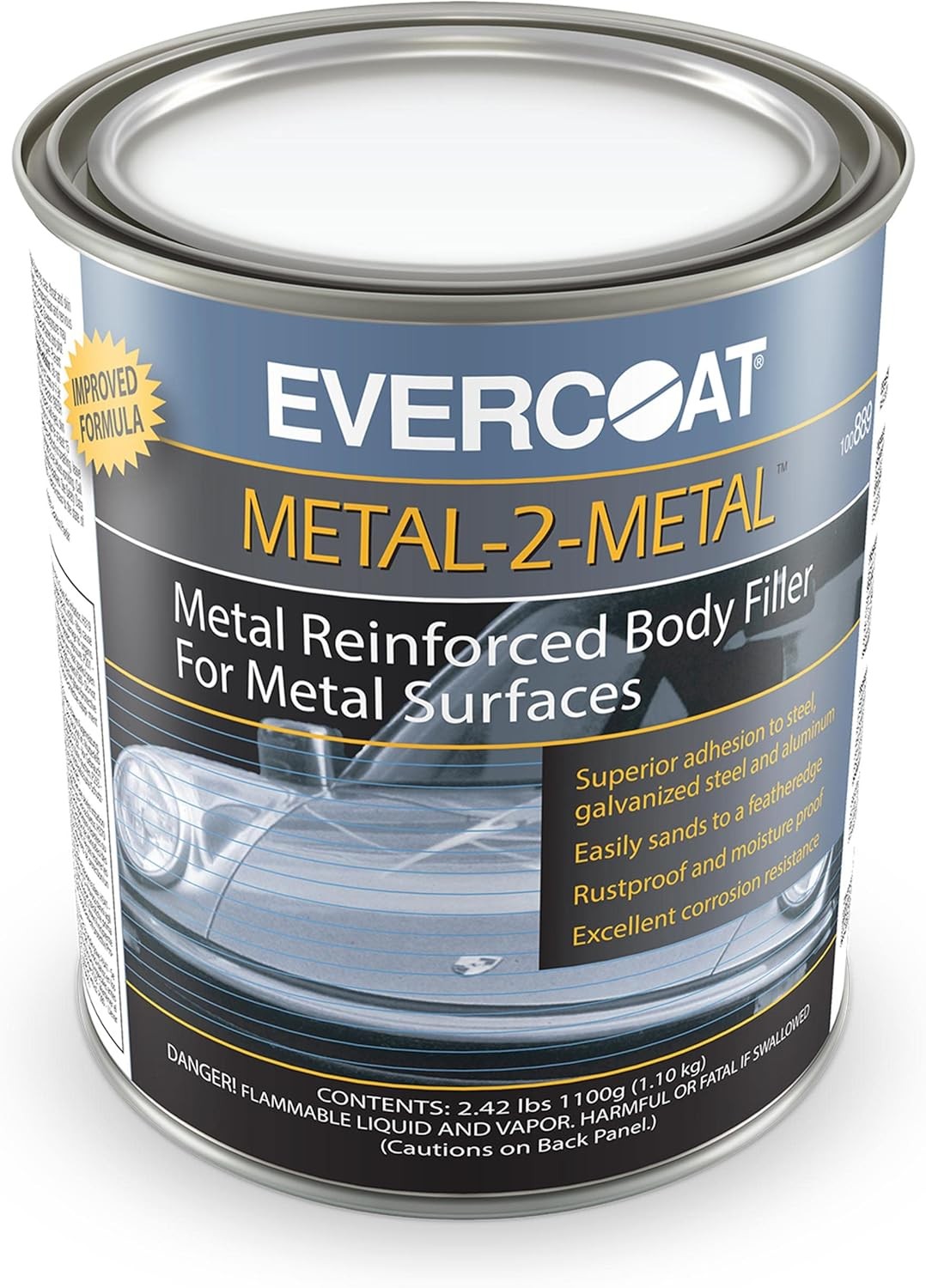 Evercoat Metal-2-Metal Aluminum Reinforced Highly Adhesive Filler- 1100 Grams