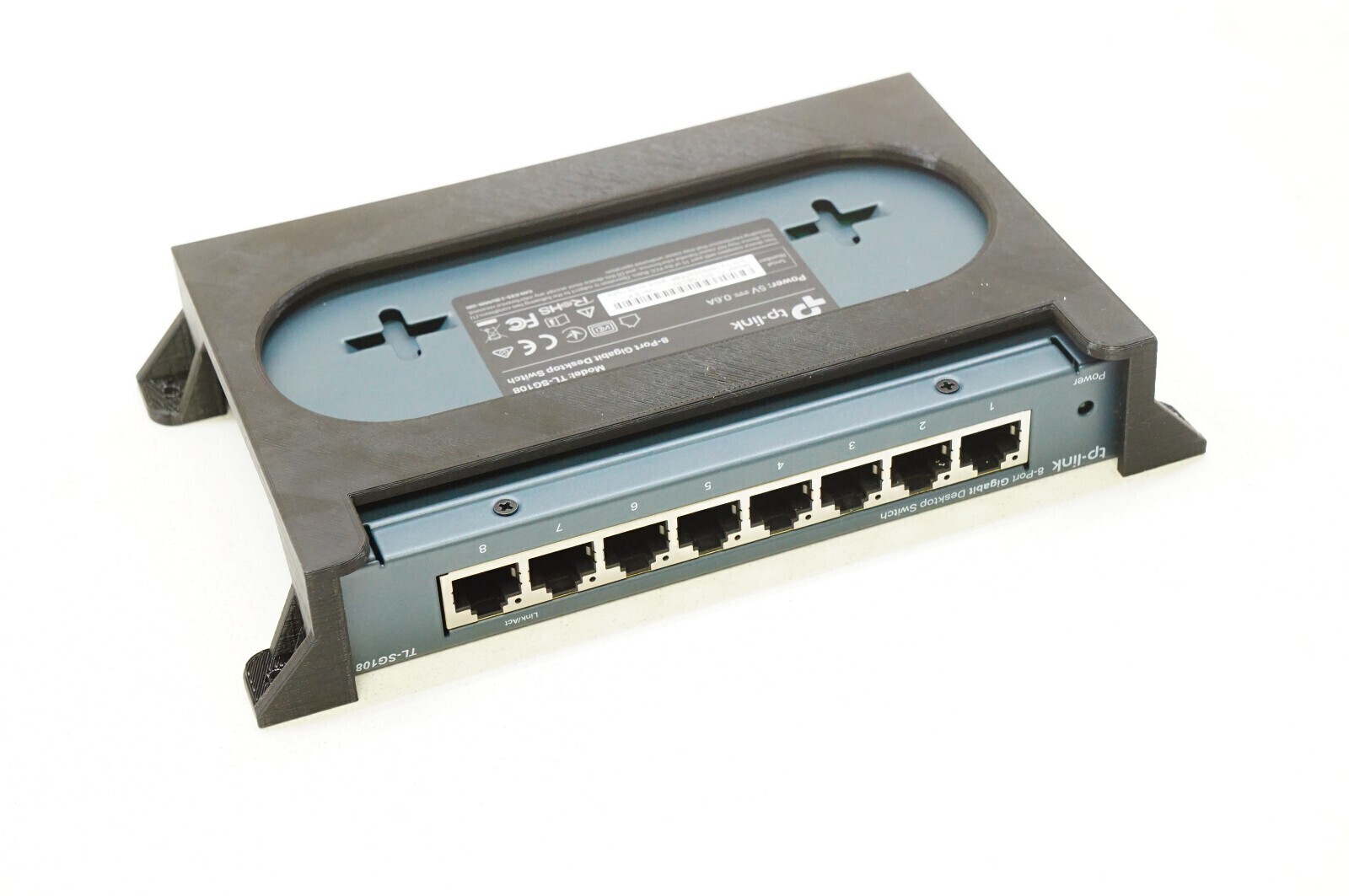 Wall Mount for TP-Link TP-SG108 & TP-SG108E Network Switch