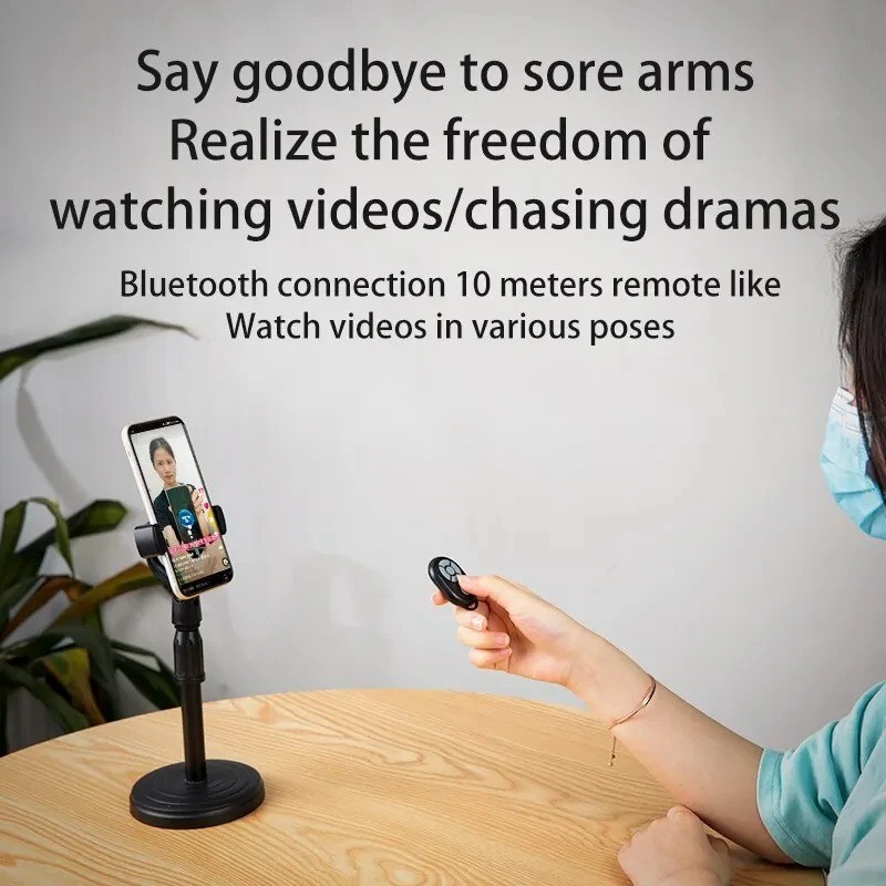 Bluetooth Remote Shutter for iPhone Android Xiaomi Selfie Stick Camera Control