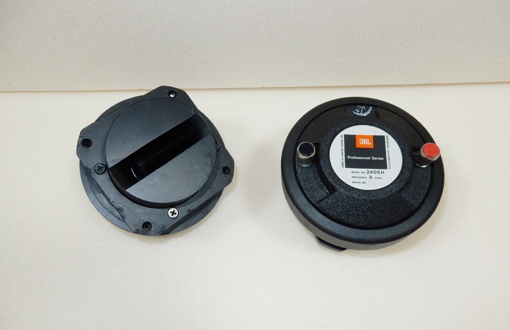 JBL 2405H Horn Tweeter 8 Ohm Pair Working Tested JP