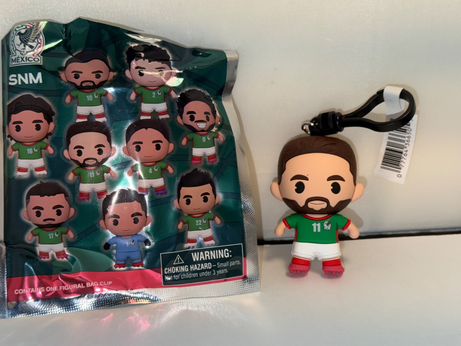 2026 Monogram Mexico Soccer Men's National Team Santiago Gimenez Clip Keychain