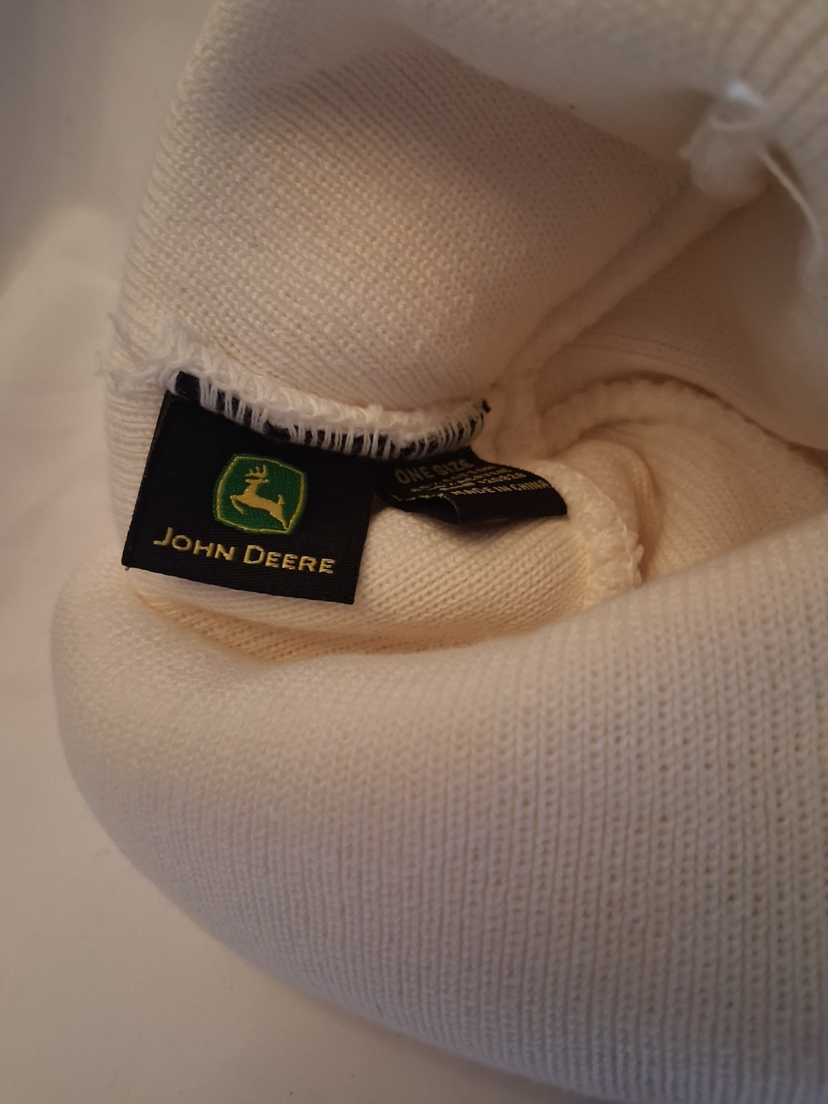 John Deere Beanie Tobbogan stocking cap winter skull ski hat JD tractor tabogan