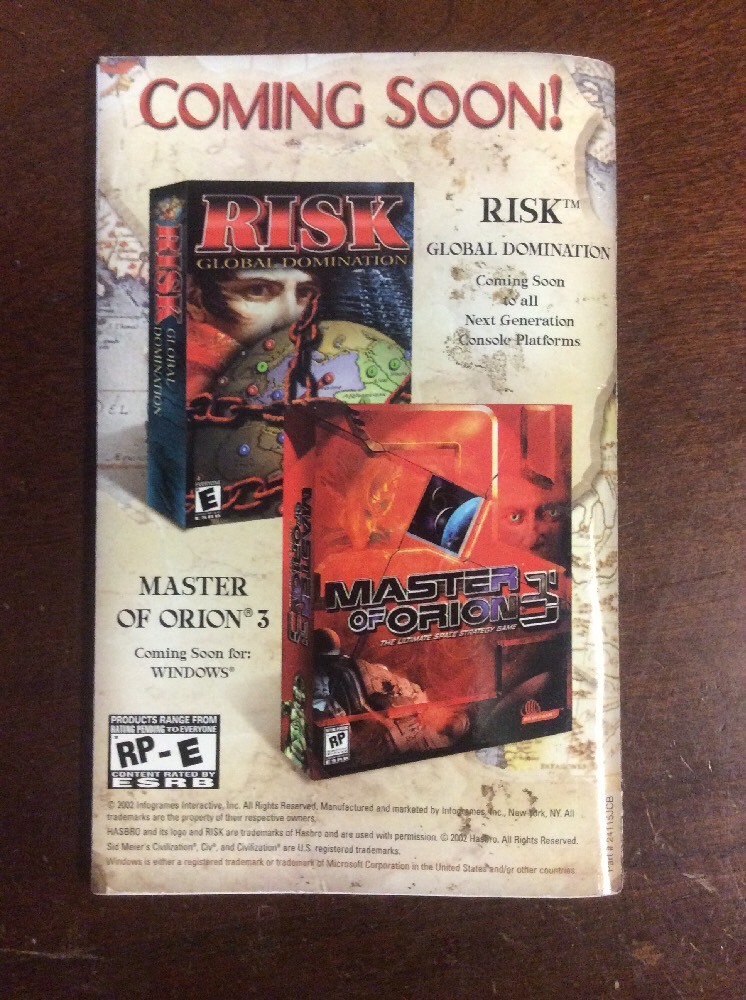 Sid Meier's Civilization 3 Manual Only For PC