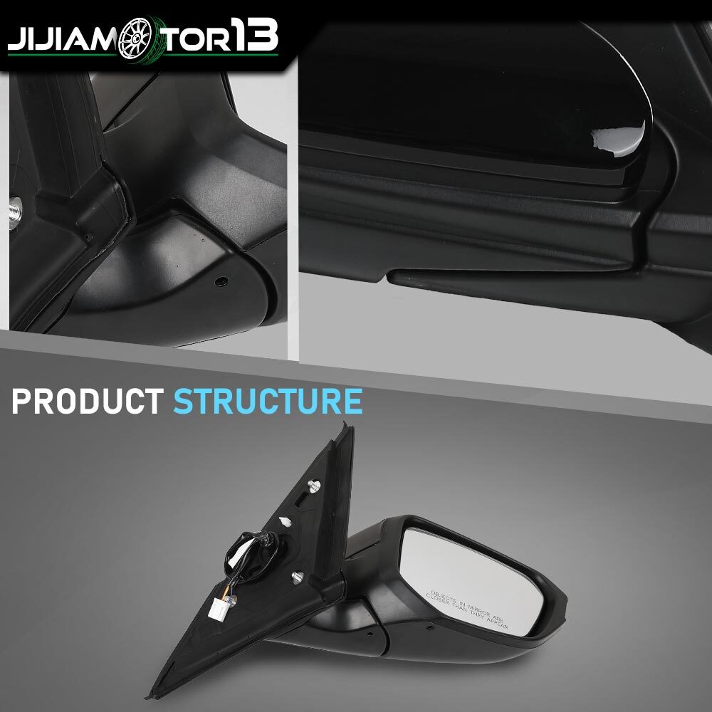 Fit For 16-21 Honda Civic LX DX Passenger Side Power Manual Folding Power Mirror