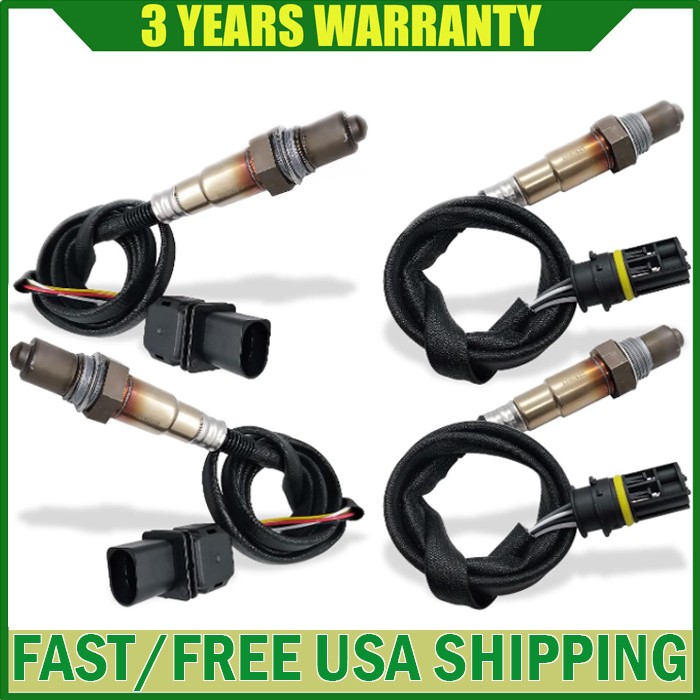 4Pcs Up & Downstream O2 Oxygen Sensor For BMW 128i 135i 323i 325i 328i 335i 528i