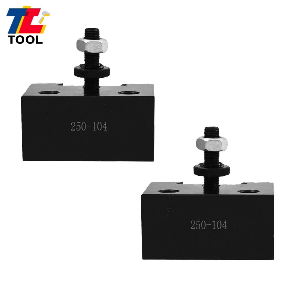 2×AXA 250-104 #4 Quick Change Heavy Duty Boring Bar Holder Tool Post For Lathe