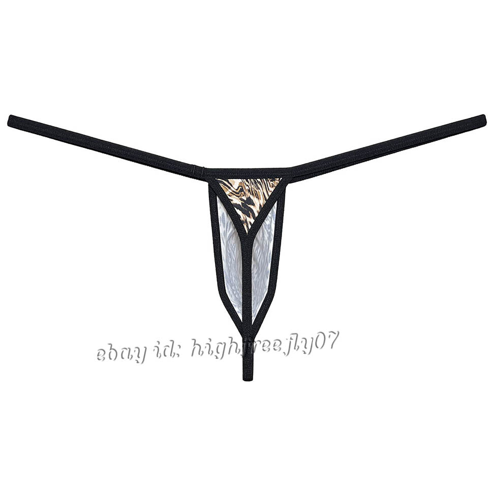 Men's G-String Stretch Underwear Hipster Guy Bulge Pouch Minimum Coverage T-Back