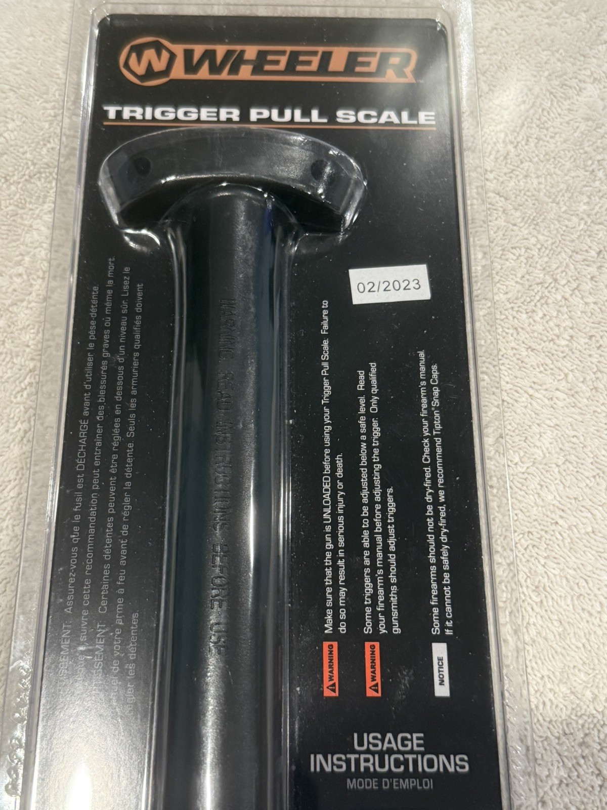 Wheeler Trigger Pull Scale with 8oz to 8lb Value Range NEW