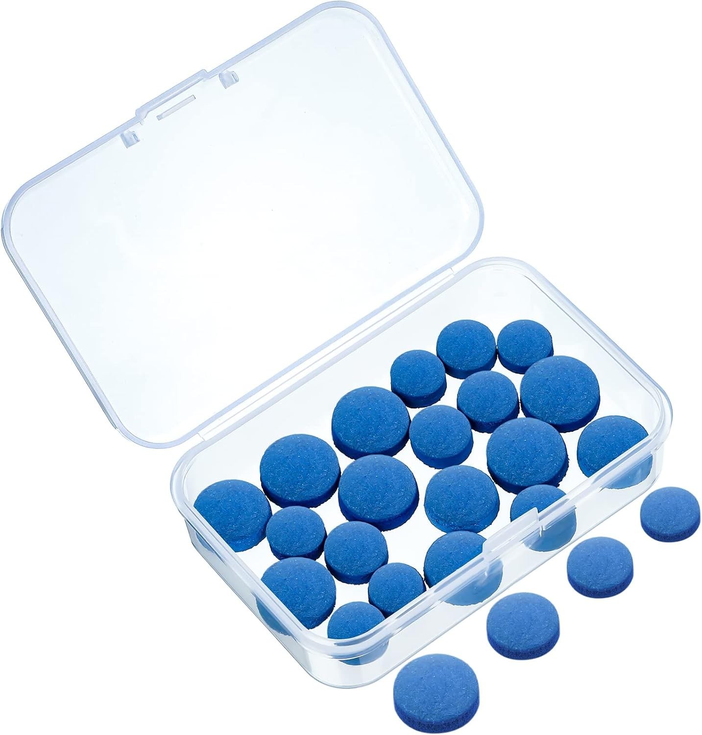 Billiard Cue Tips Replacement Kit – 20 Tips with Convenient Storage Box