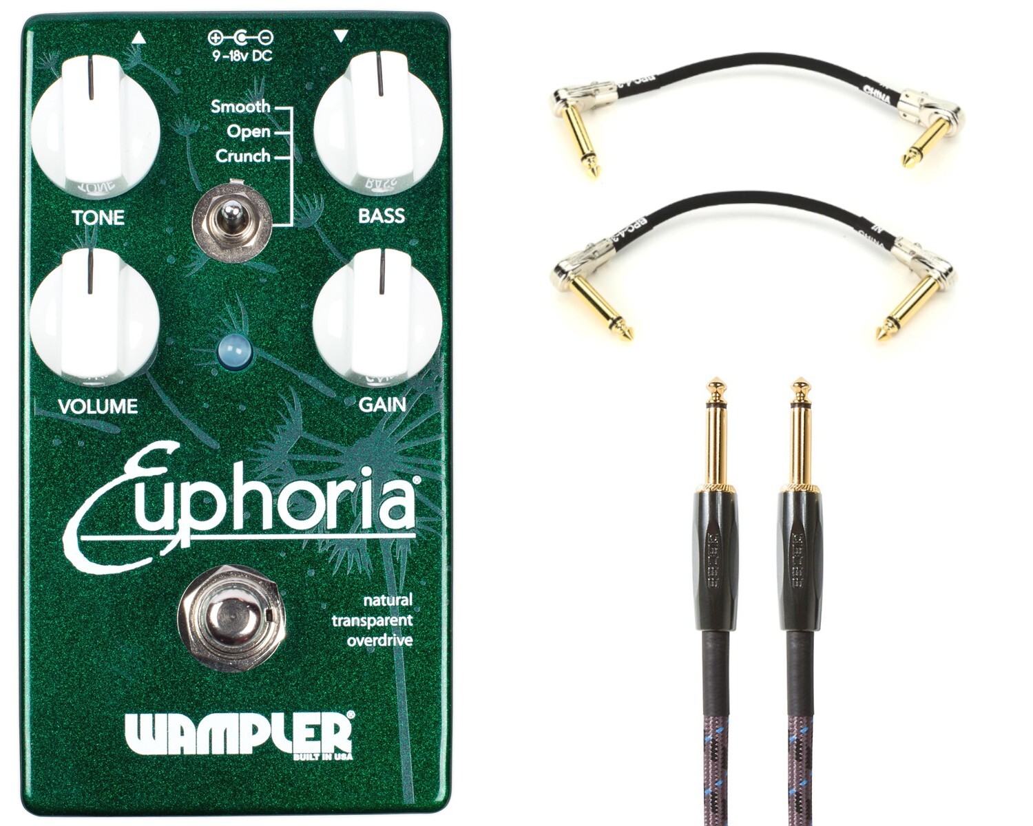 New Wampler Euphoria Overdrive Guitar Effects Pedal