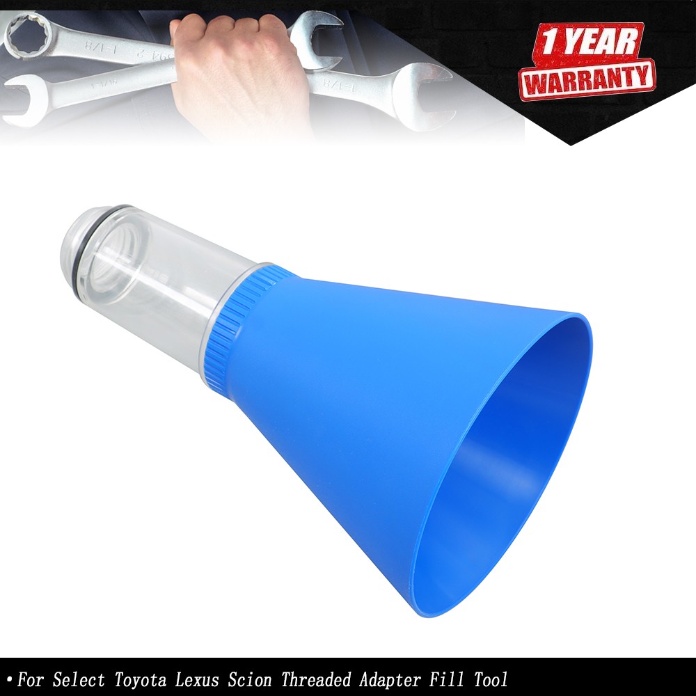 1PC Locking Oil Funnel For Select Toyota Lexus Scion Threaded Adapter Fill Tool