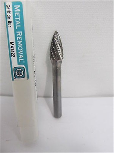 Metal Removal, M41422, SG-3, 3/8", Pointed Tree, Carbide Bur