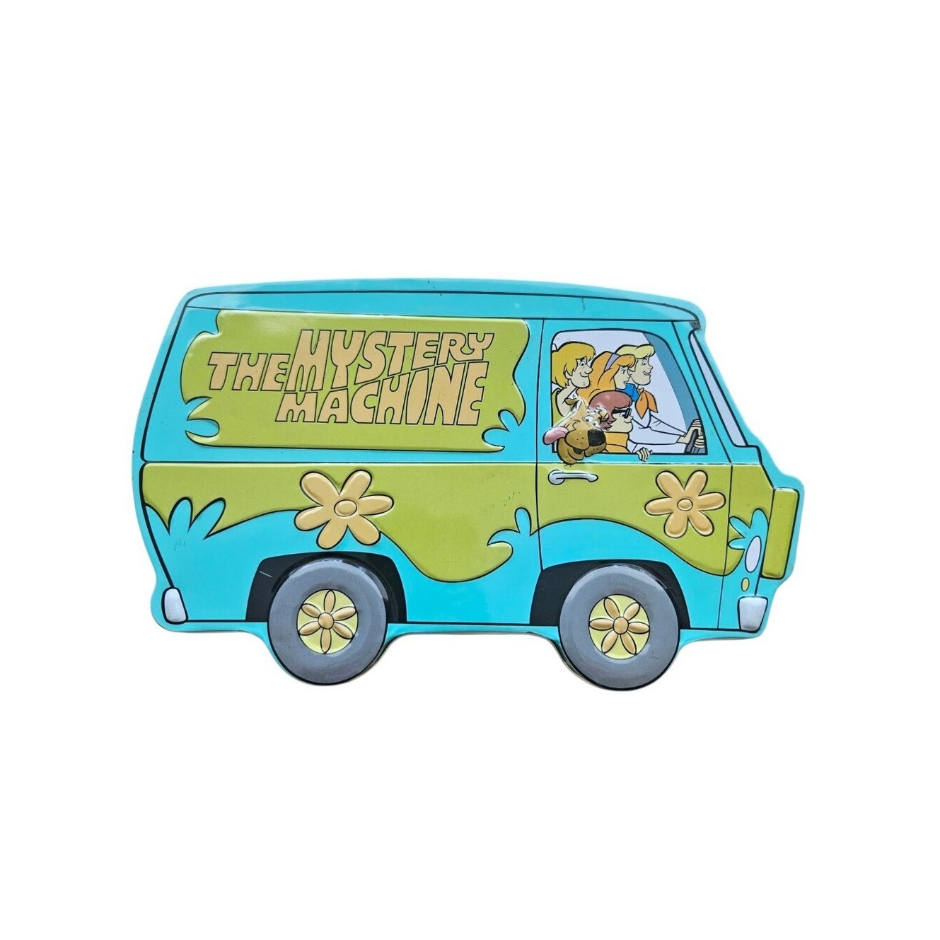 Vintage The Mystery Machine Scooby-Doo Metal Trinket Box Tin Hanna-Barbera