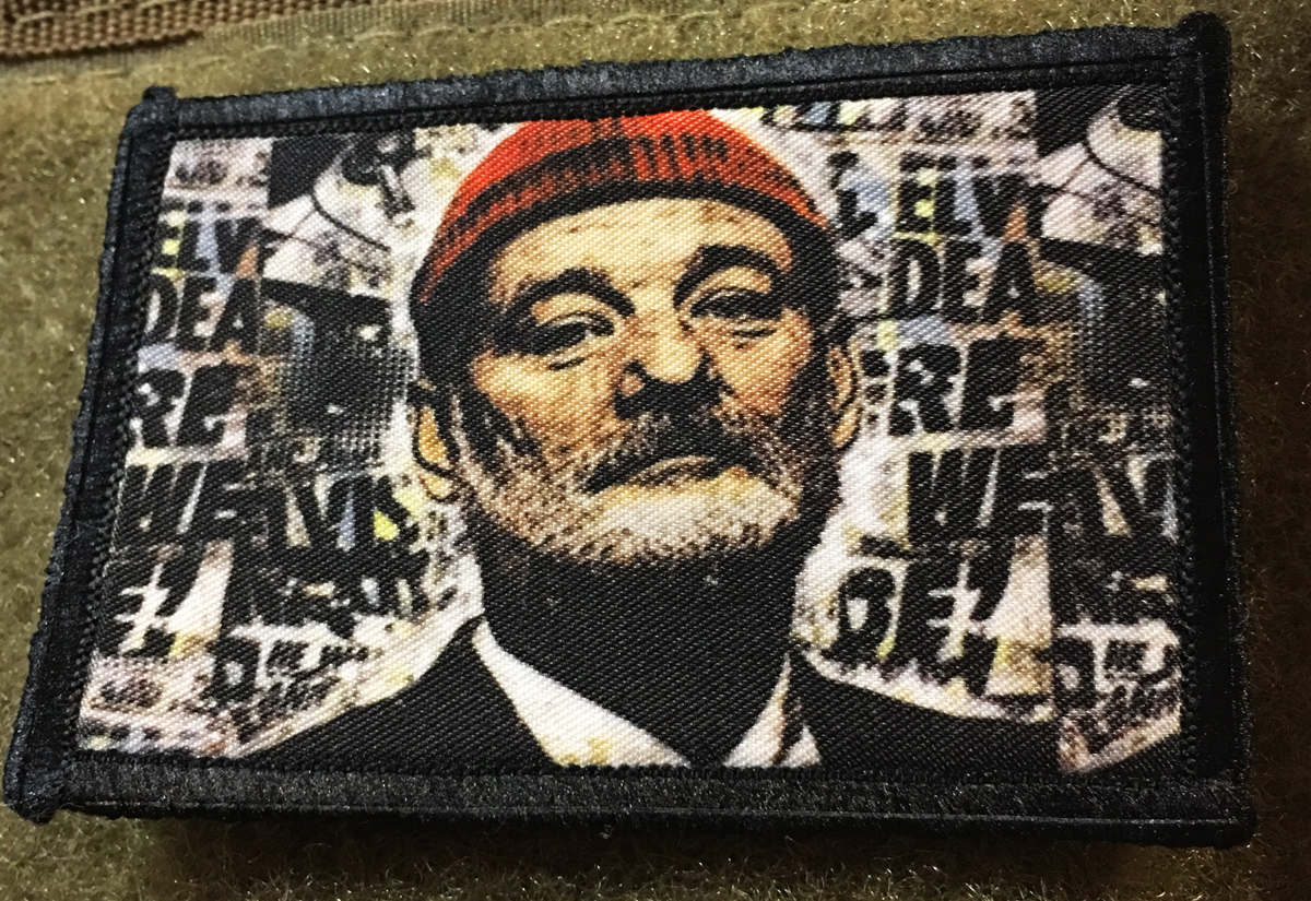 Bill Murray Morale Patch Military Tactical Army Flag USA Hook Badge