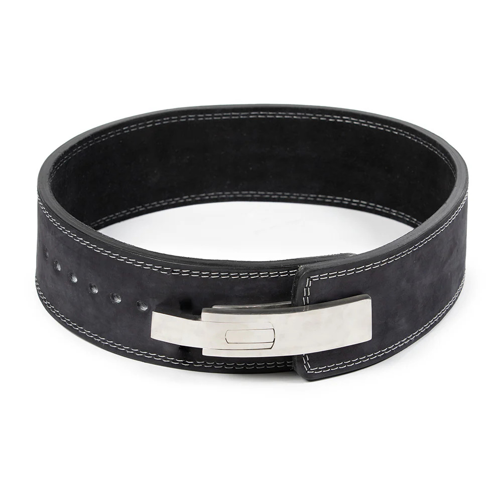 Titan Fitness Powerlifting Lever Belt - X-Large 34" - 41", 4" Wide x 10mm Thick