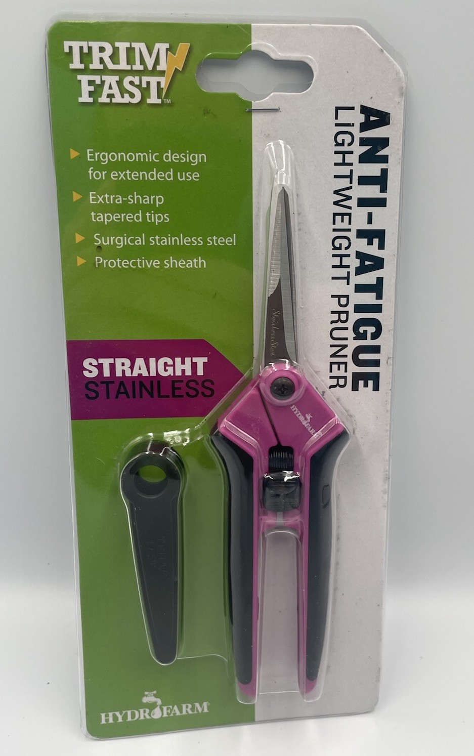 Hydrofarm Lightweight Pruner Straight Blade PINK HGPL400P **NEW SEALED**