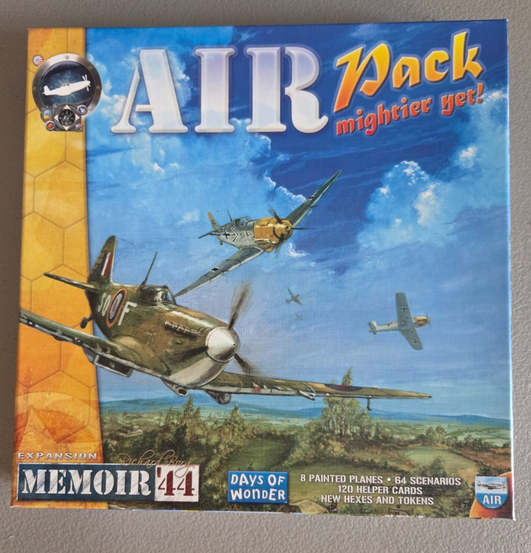 Memoir '44 Air Pack Mightier Yet Expansion - Days of Wonder - Unpunched - RARE