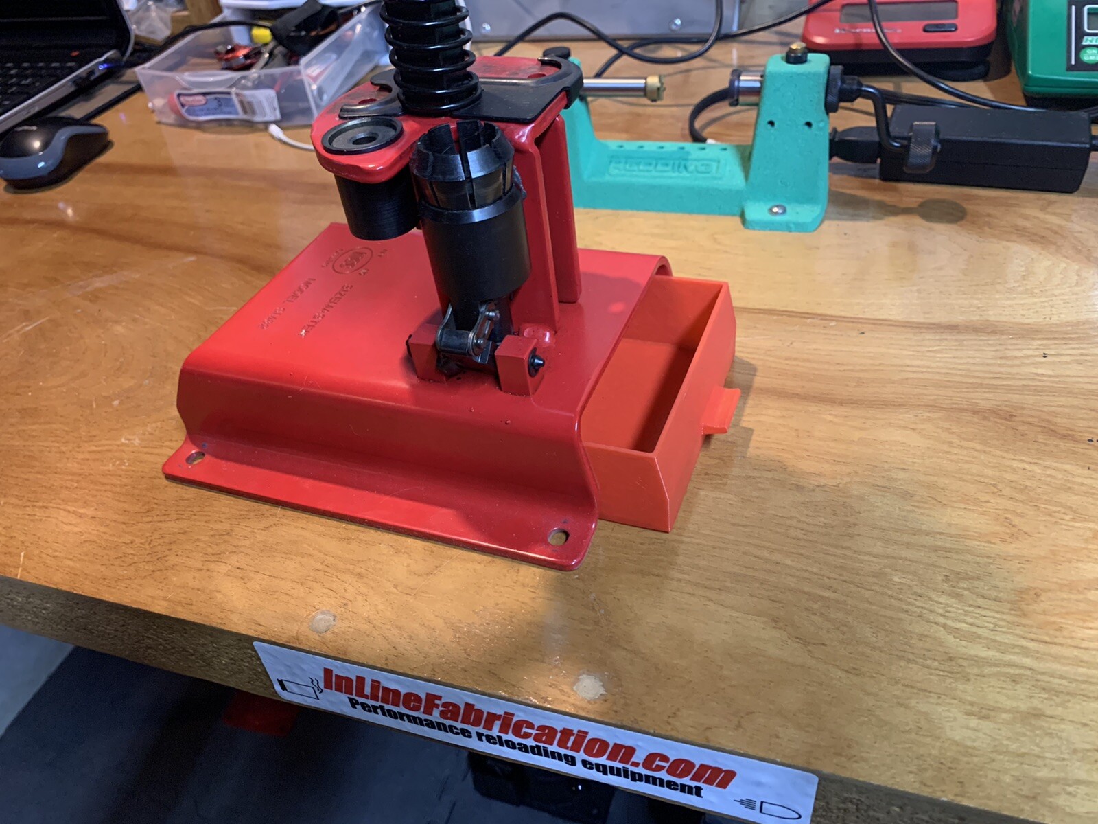 MEC SM82 Size Master 3d printed magnetic primer tray High capacity Red Reloading