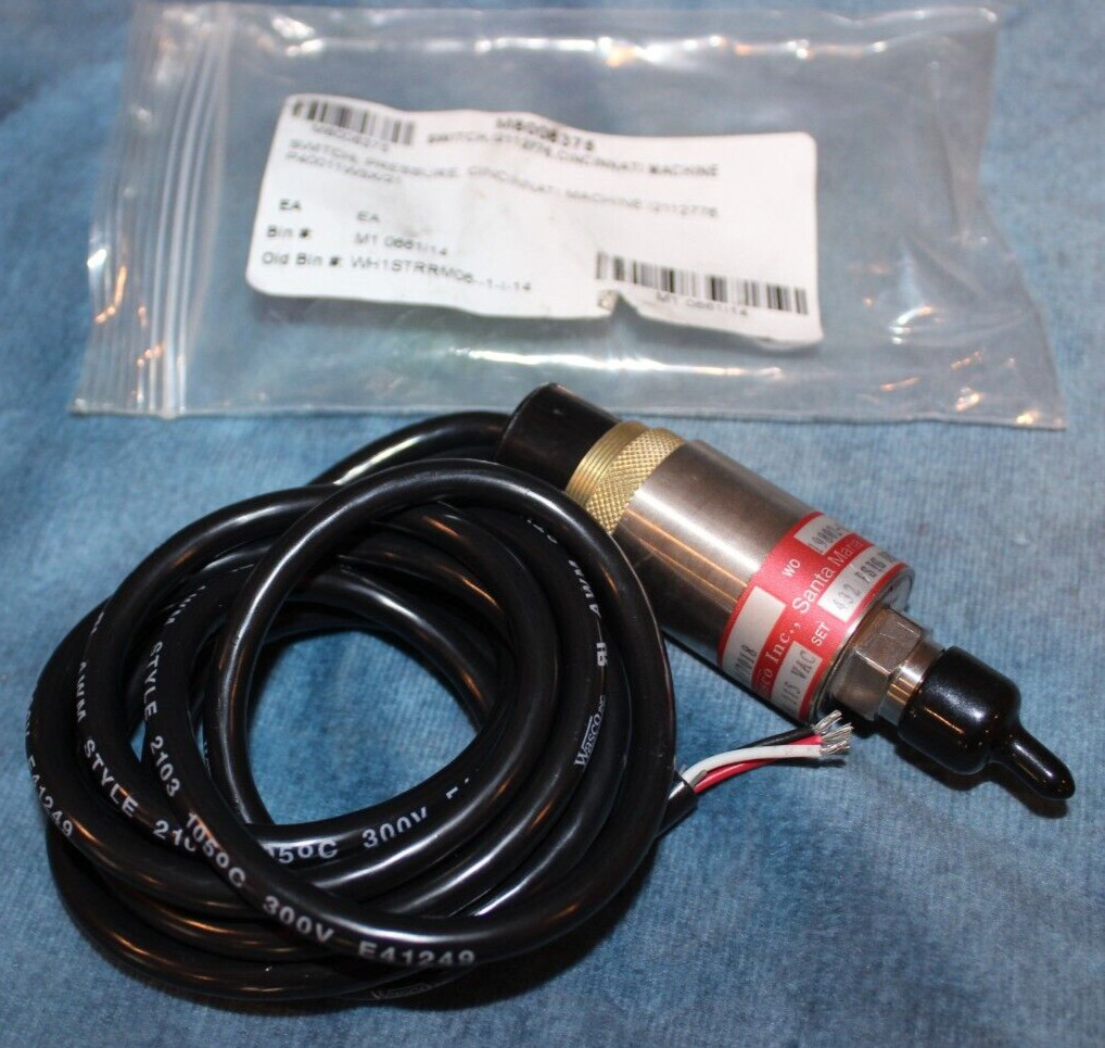 Wasco P400-11W3A-X/7018 Pressure Switch 432 PSIG DECR 1A 115VAC (1 Yr. Warranty)