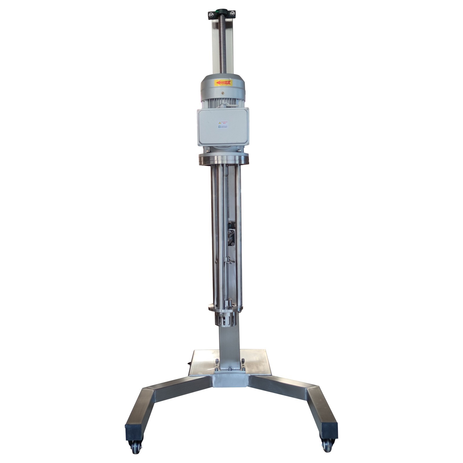 Manual Lifting Bracket Support Frame for High Shear Emulsifier Stainless Steel