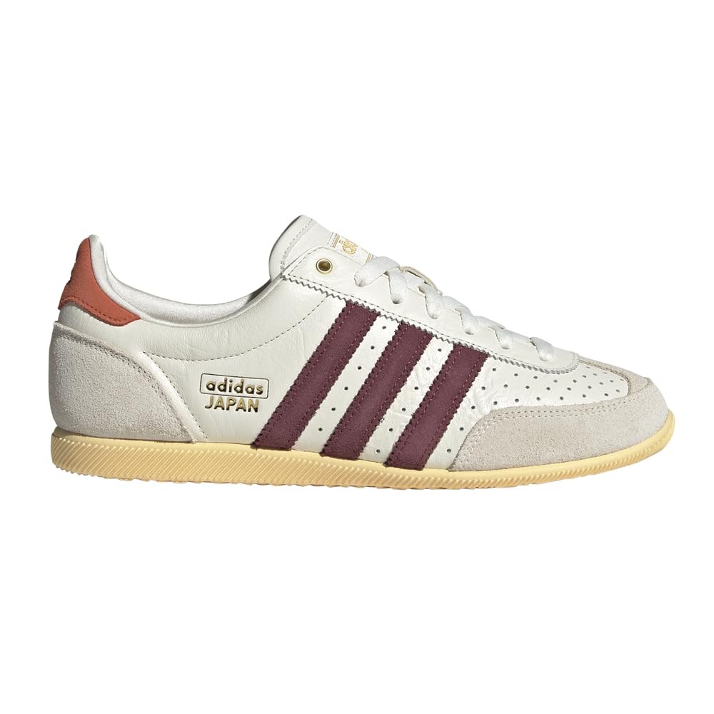 Adidas Originals Japan Womens Casual Lace-Up Sneaker - White/Shadow Red/Orange