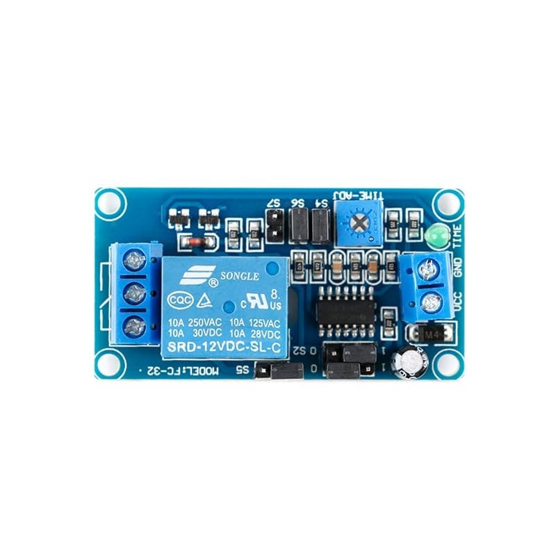 2Pcs DC 12v Delay Relay Module for Smart Home Delay Relay Switch with Time
