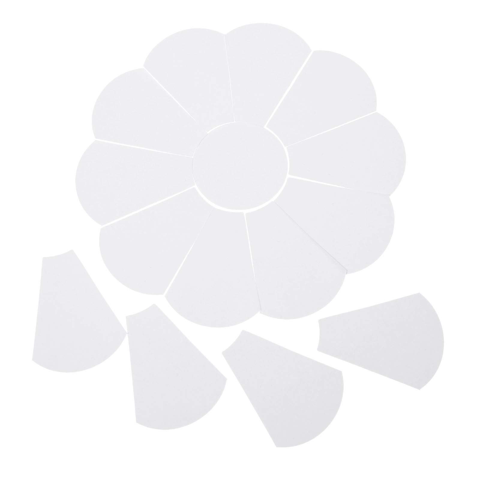 44 Pcs Paper Quilting Template, , Reusable, Flower Shape Paper Piecing Stenci...