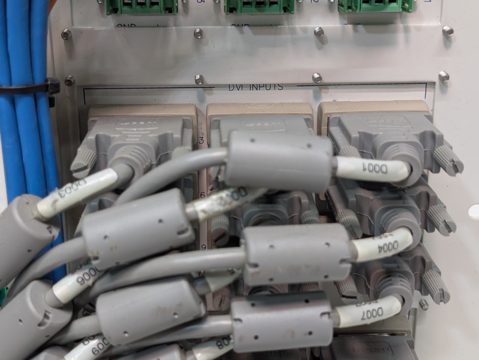 Custom Patch Panel Routing Junction from a Karl Storz OR1 Medical Operating Room
