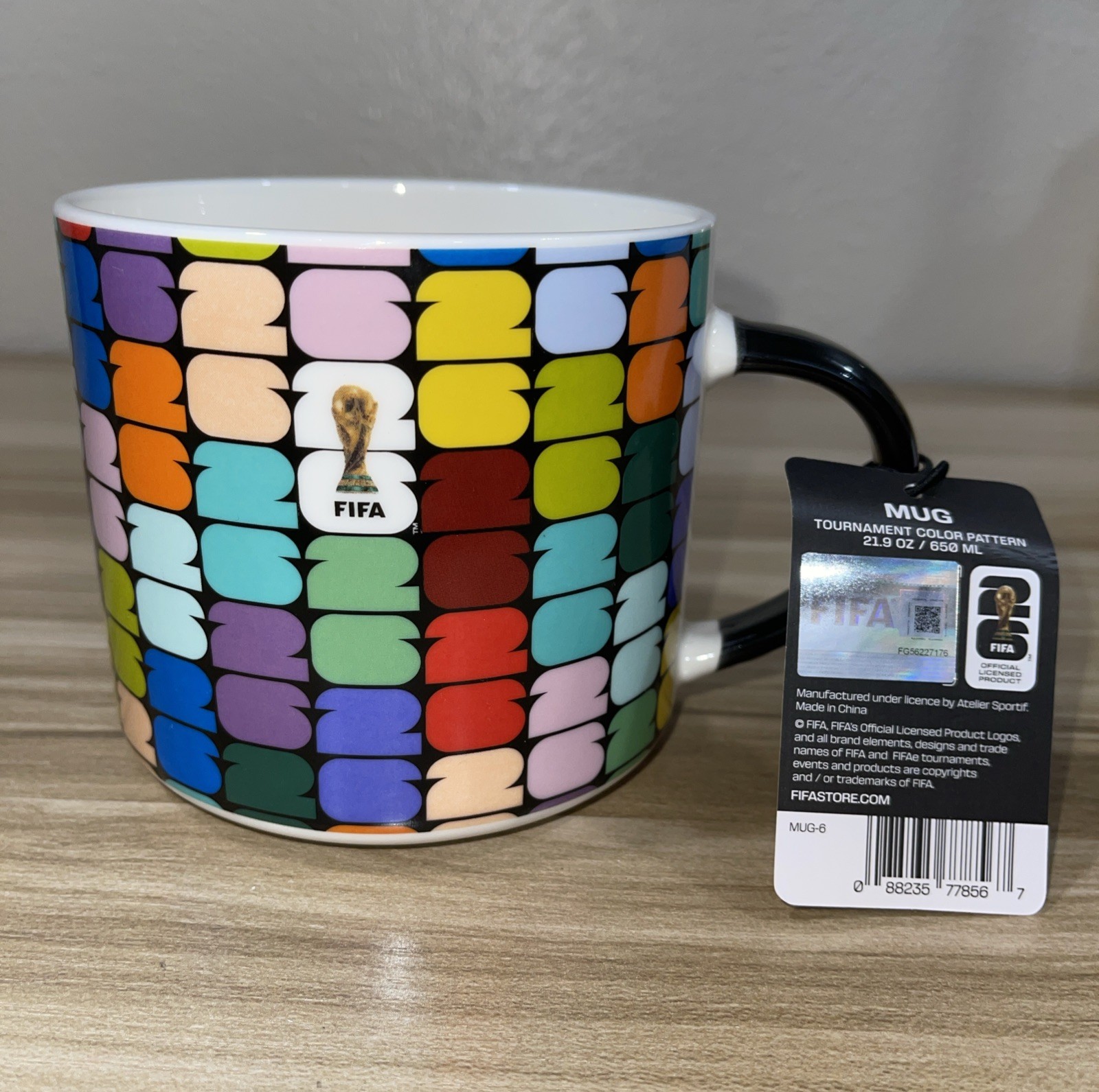 2026 Fifa Official World Cup Ceramic White Coffee /Tea Mug