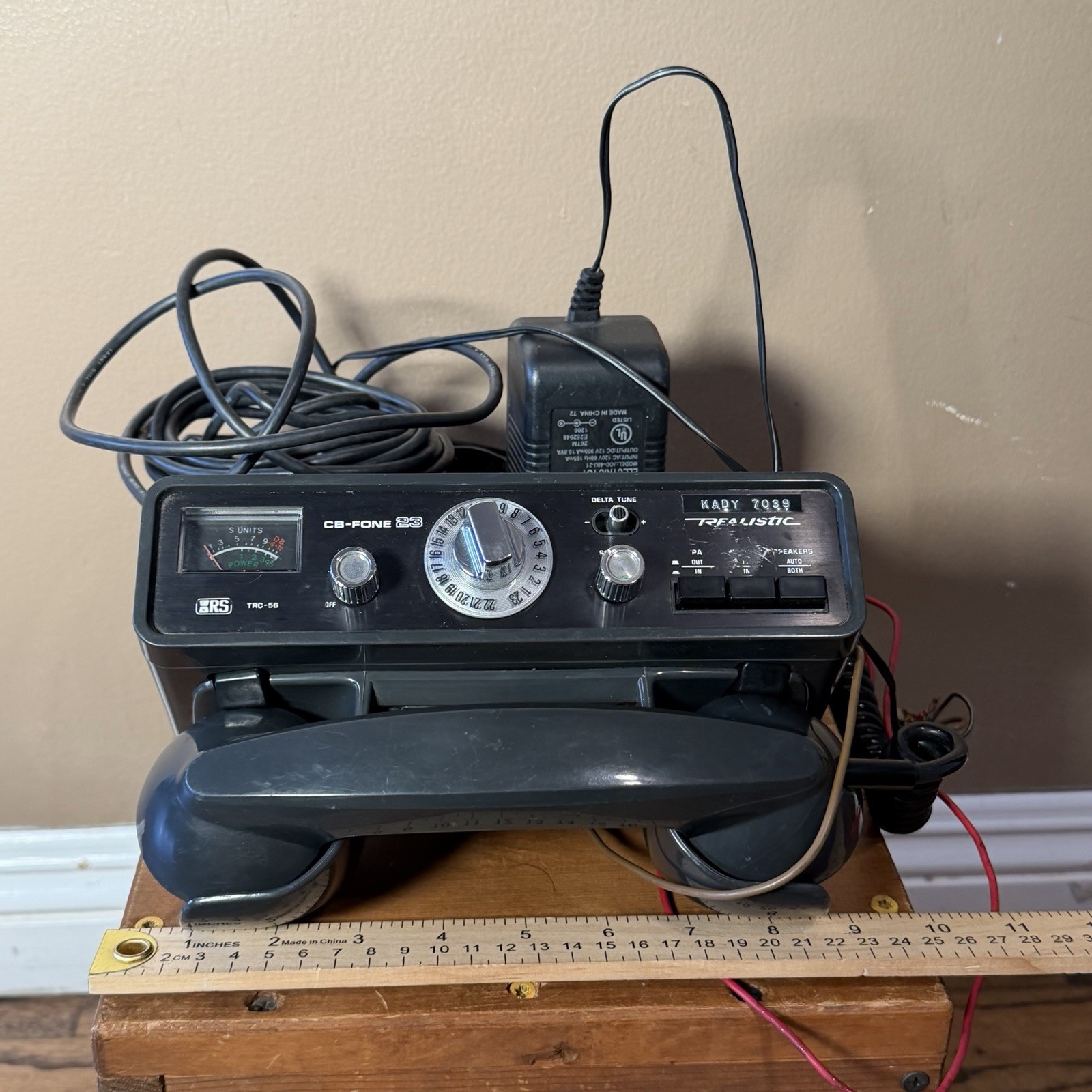 VTG CB-Fone 23 TRC-56 Vintage Realistic Citizen Band 23 Channel (A13) Not Tested