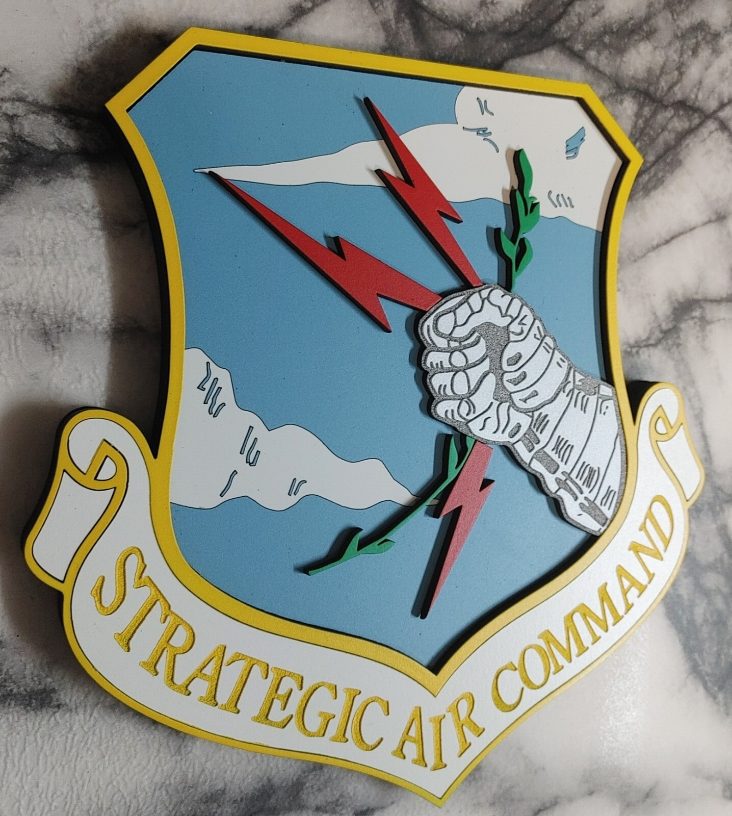 8" US Air Force Strategic Air Command Plaque Offutt AFB SAC