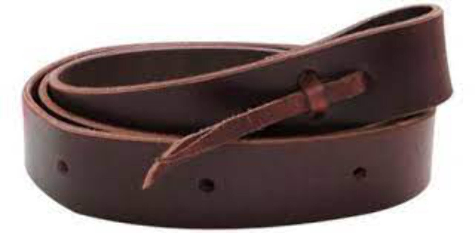 New! 60" long x 1 1/2" wide PONY SIZE LEATHER LATIGO TIE STRAP w/ Punched holes