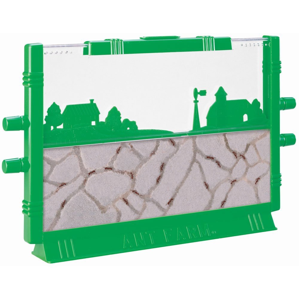 Uncle Milton's Ant Farm #17 - Classic Plastic Ant Habitat Retro Box, Brand New