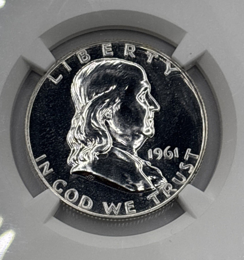1961 50C NGC Franklin Half Dollar Proof PR69
