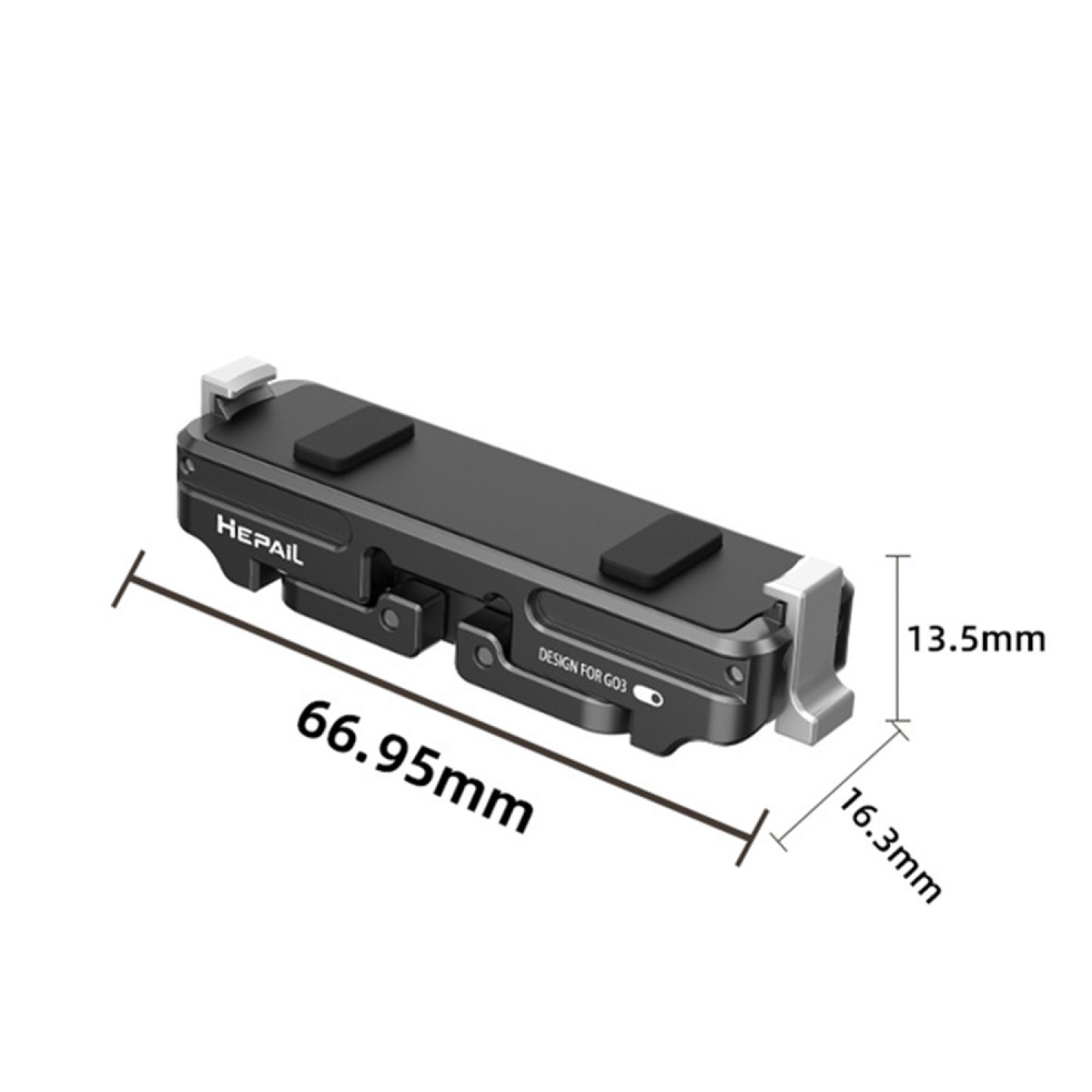 Magnetic Quick Release Adapter Mount Bracket For Insta360 GO 3 Action Camera