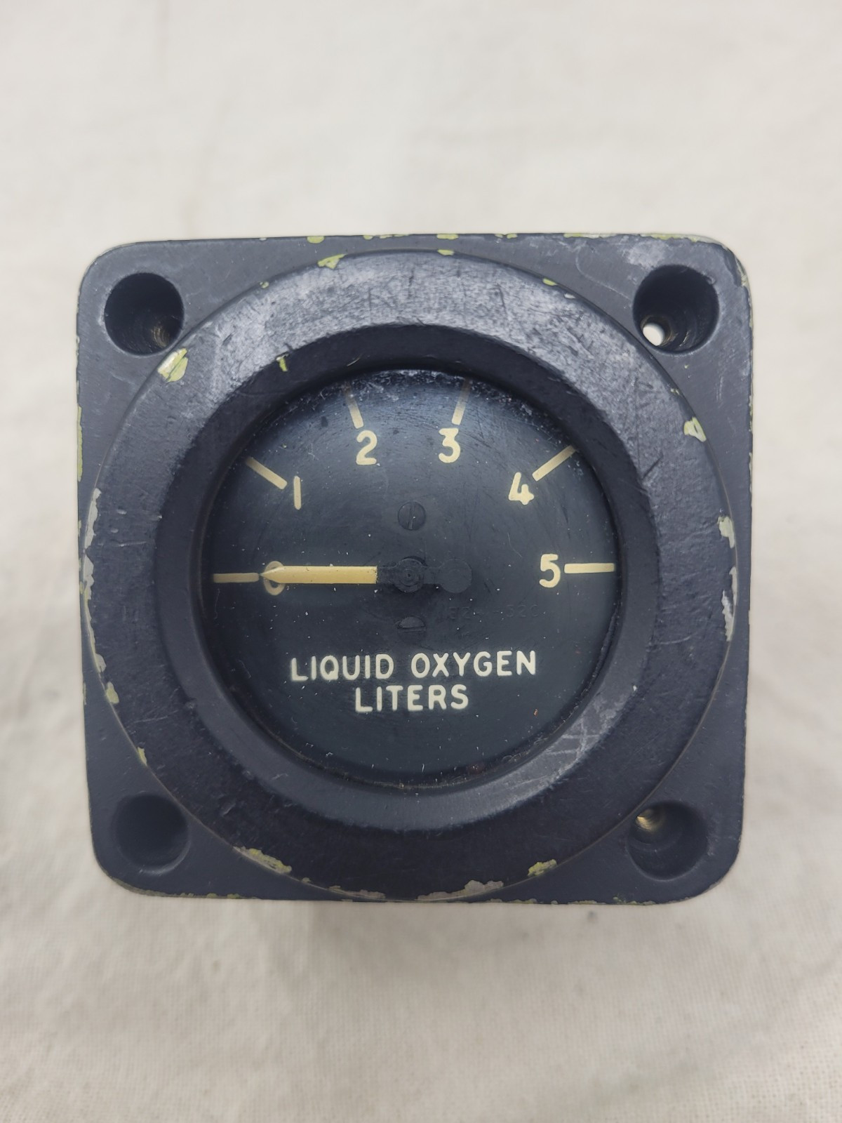 Wwii Liquid Oxygen Liters Indicator Gauge O2 High Pressure Bendix
